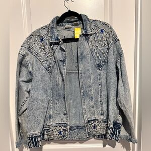 Embroidered Denim Jacket